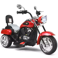 Moto électrique 3 roues 6V pour enfants Costway Bleu/Rose/Blanc/Rouge