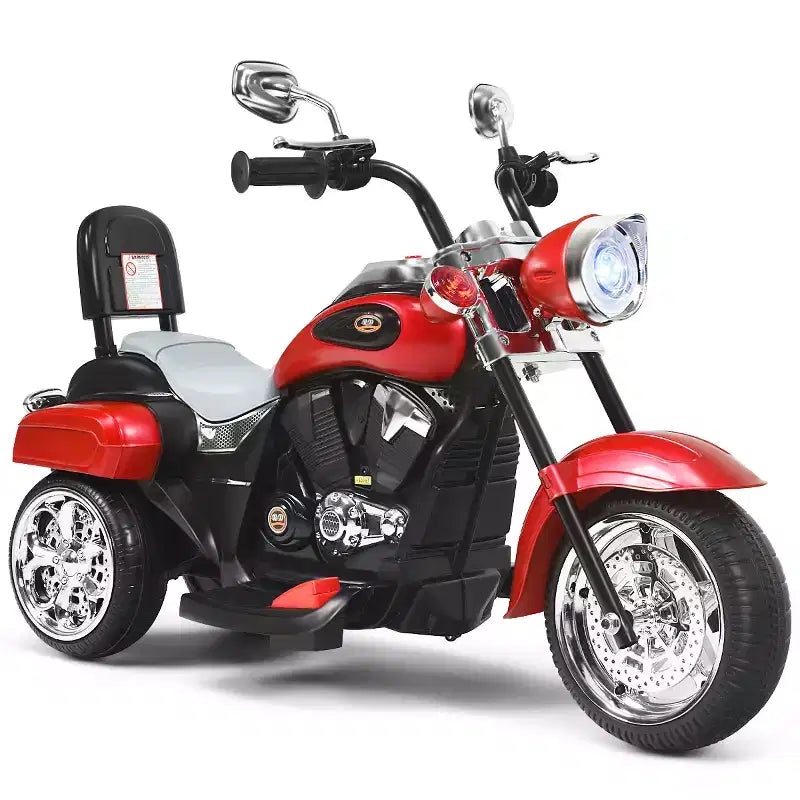 Moto électrique 3 roues 6V pour enfants Costway Bleu/Rose/Blanc/Rouge