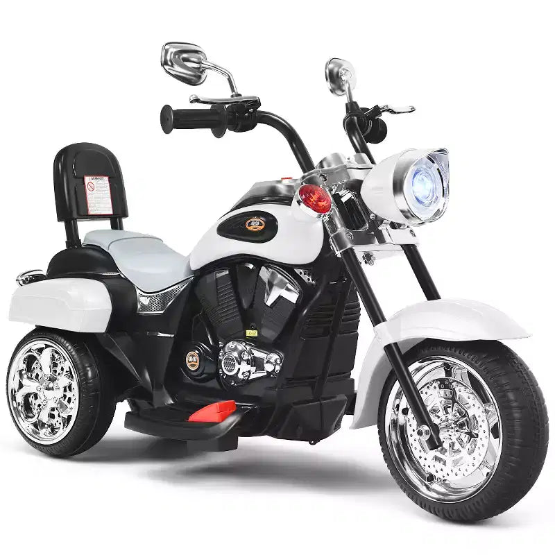 Moto électrique 3 roues 6V pour enfants Costway Bleu/Rose/Blanc/Rouge