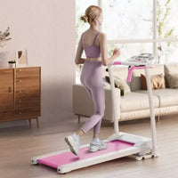 Tapis de course pliable Costway 2 CV, motorisé, 12 programmes prédéfinis et écran LCD Noir/Blanc