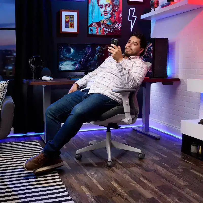 Chaise de jeu ergonomique en maille RESPAWN Spire
