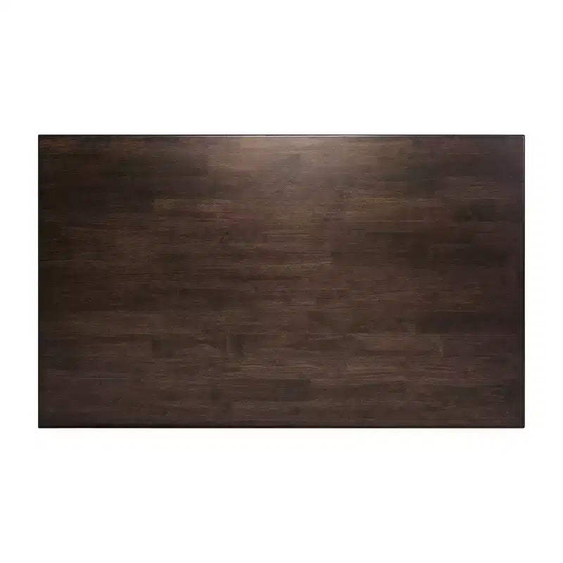 Flash Furniture Henry Table à manger en bois massif, qualité commerciale robuste, table rectangulaire en bois pour 6