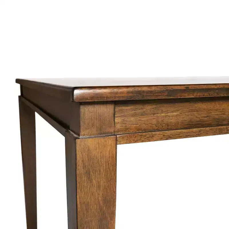 Flash Furniture Henry Table à manger en bois massif, qualité commerciale robuste, table rectangulaire en bois pour 6