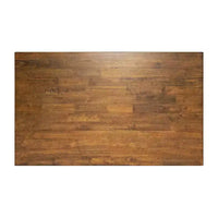 Flash Furniture Henry Table à manger en bois massif, qualité commerciale robuste, table rectangulaire en bois pour 6