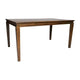 Flash Furniture Henry Solid Wood Dining Table, Commercial Grade Heavy Duty Rectangle Wood Table for 6