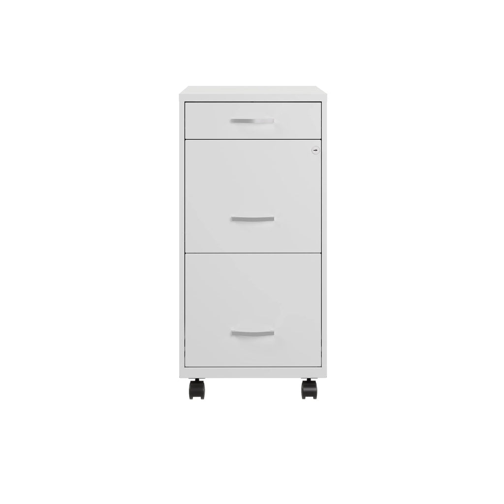 Space Solutions Classeur métallique 3 tiroirs 18 de profondeur