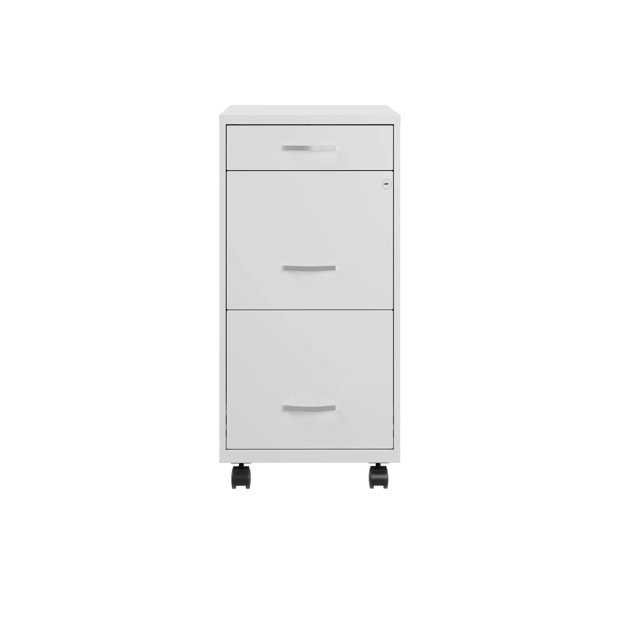 Space Solutions Classeur métallique 3 tiroirs 18 de profondeur