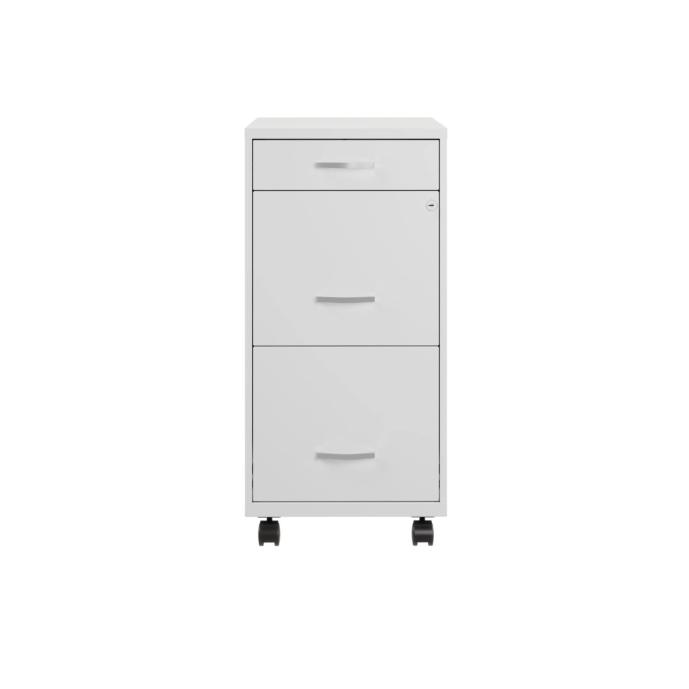 Space Solutions Classeur métallique 3 tiroirs 18 de profondeur