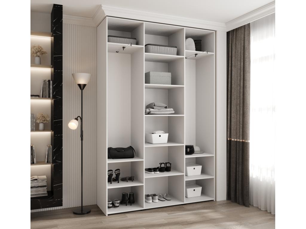 Armoire - Blanc/Noir | BlancNoir