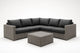 Canapé d'Angle Modulable - Anthracite/Gris