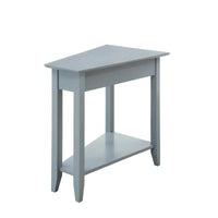 Table d'appoint d'angle American Heritage avec étagère de Convenience Concepts