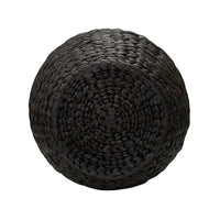 Table d'appoint avec panier de rangement en osier tressé à la main Household Essentials - 17,0 L x 17,0 l x 19,0 H