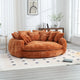 Canapé-Lit Double Confortable, Canapé-Lit Surdimensionné avec Accoudoirs