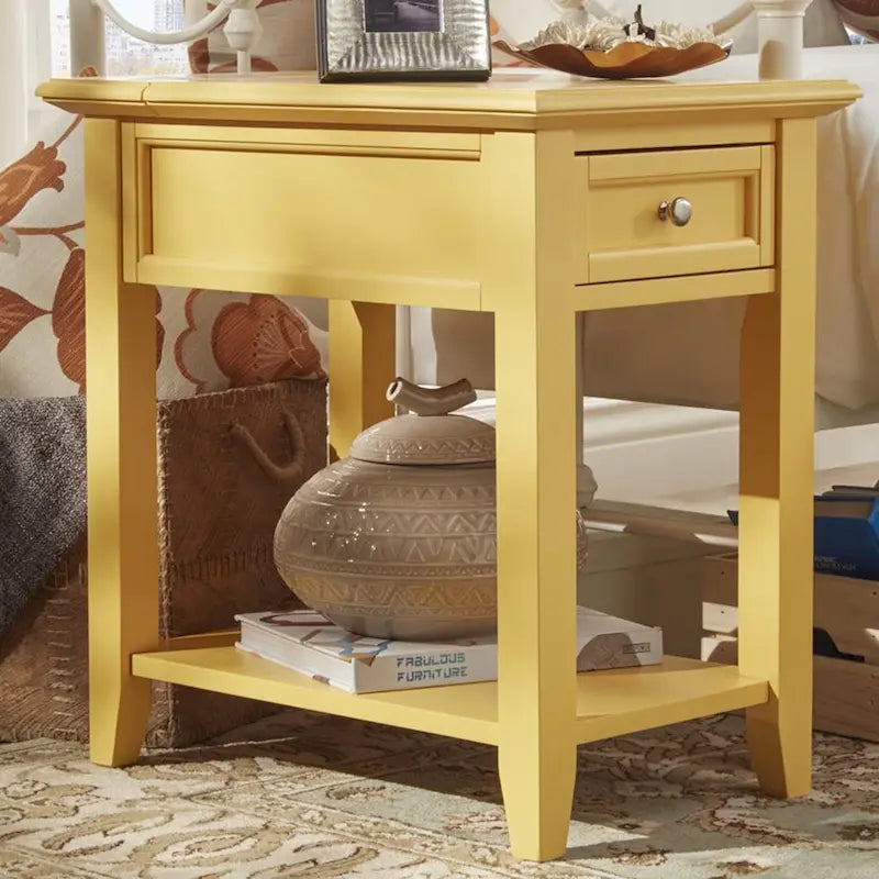 Zayden table d'appoint à 1 tiroir avec station de recharge par iNSPIRE Q Bold