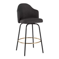 Lot de 2 tabourets de bar à hauteur de comptoir Ahoy en polyester/métal – LumiSource