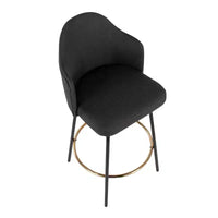 Lot de 2 tabourets de bar à hauteur de comptoir Ahoy en polyester/métal – LumiSource