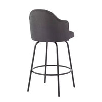 Lot de 2 tabourets de bar à hauteur de comptoir Ahoy en polyester/métal – LumiSource