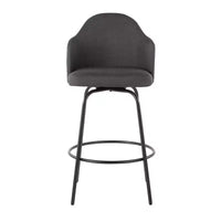 Lot de 2 tabourets de bar à hauteur de comptoir Ahoy en polyester/métal – LumiSource
