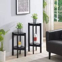 31,25 Newport Deluxe Meuble à plantes à 2 niveaux - Breighton Home