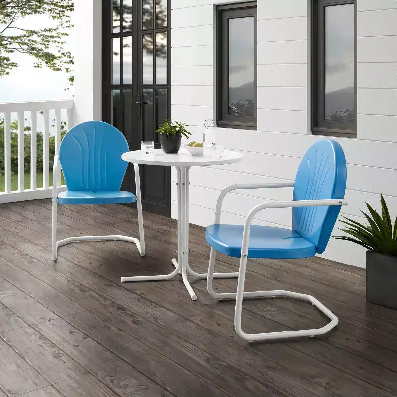 Crosley Griffith Ensemble bistro de terrasse d'extérieur 3 pièces