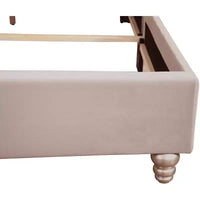 Lit à panneaux capitonné complet Passion Furniture Joy Jewel