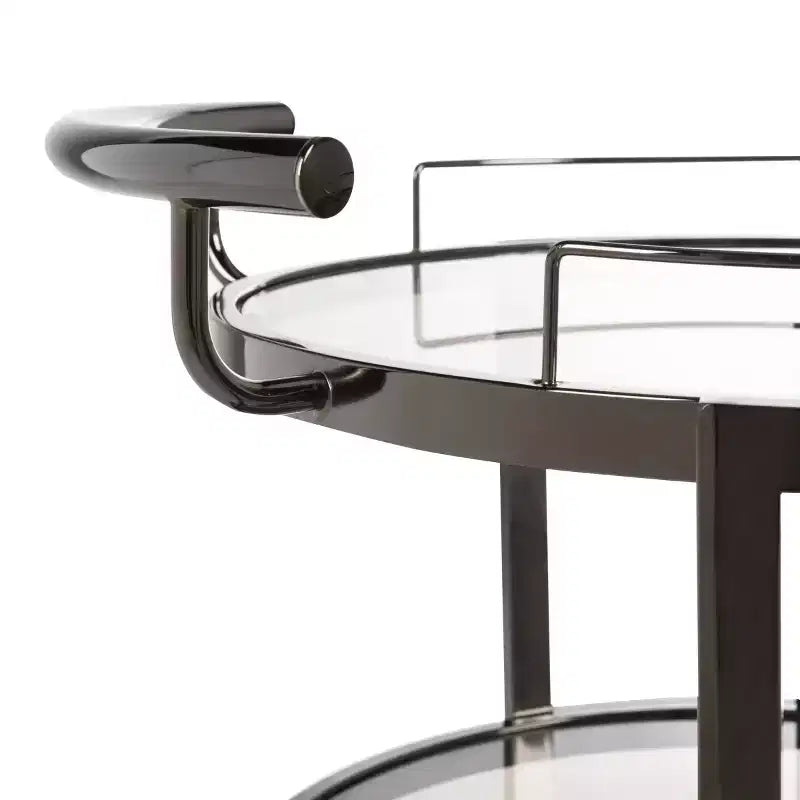 Chariot de bar rond 3 niveaux Rio - BCT8002 - Safavieh