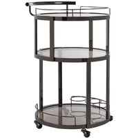 Chariot de bar rond 3 niveaux Rio - BCT8002 - Safavieh