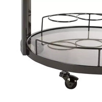Chariot de bar rond 3 niveaux Rio - BCT8002 - Safavieh