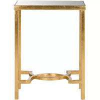 Table d'appoint Mita - FOX2581 - Or/Miroir - Safavieh Couture