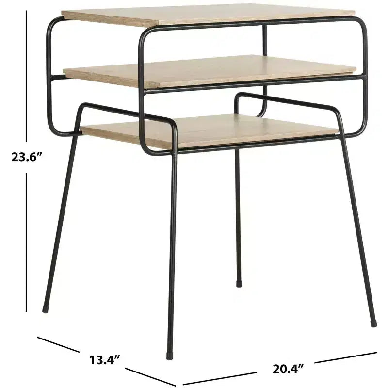 Table de bout Marcel - FOX4252 - Gris clair - Safavieh Couture