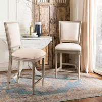 Tabouret de comptoir rectangulaire Buchanan (Lot de 2) - FOX6271 - Safavieh Couture