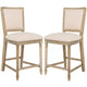 Buchanan Rectangle Counter Stool (Set Of 2) - FOX6271 - Safavieh Couture