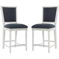 Tabouret de comptoir rectangulaire Buchanan (Lot de 2) - FOX6271 - Safavieh Couture
