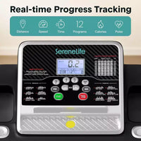 Tapis de course pliable Bluetooth SereneLife 3,5 CV - SLFTRD26BT