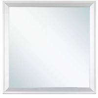 Miroir de commode encadré carré classique Passion Furniture 36 po x 36 po