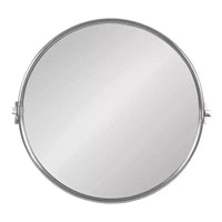 Miroir Mural Pivotant Kate and Laurel Taurus, 26x24, Argent
