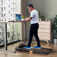 Tapis de marche Costway sous le bureau avec télécommande et écran tactile LED pour la maison/le bureau
