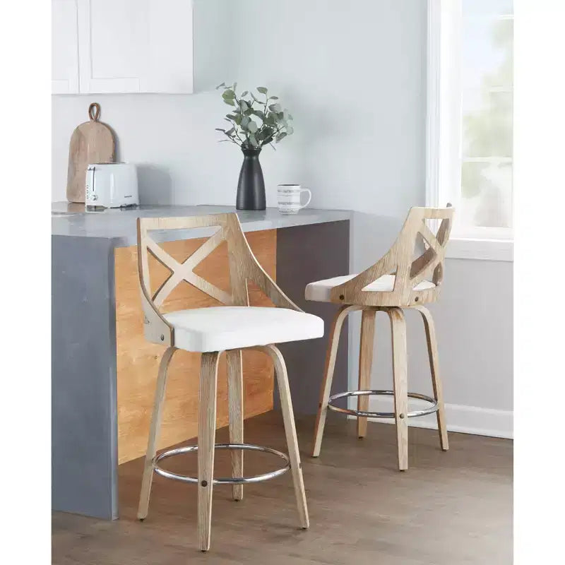 Lot de 2 tabourets de comptoir Charlotte - LumiSource