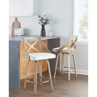 Lot de 2 tabourets de comptoir Charlotte - LumiSource