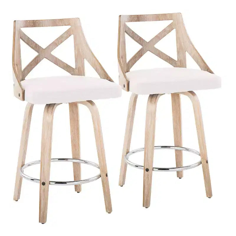 Lot de 2 tabourets de comptoir Charlotte - LumiSource