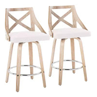 Lot de 2 tabourets de comptoir Charlotte - LumiSource