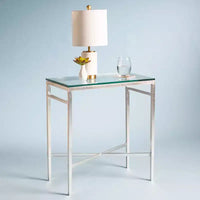 Table d'appoint en verre or antique Viggo - AMH8300 - Safavieh Couture