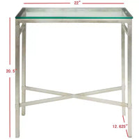 Table d'appoint en verre or antique Viggo - AMH8300 - Safavieh Couture