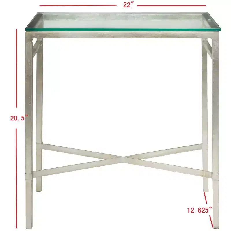 Table d'appoint en verre or antique Viggo - AMH8300 - Safavieh Couture