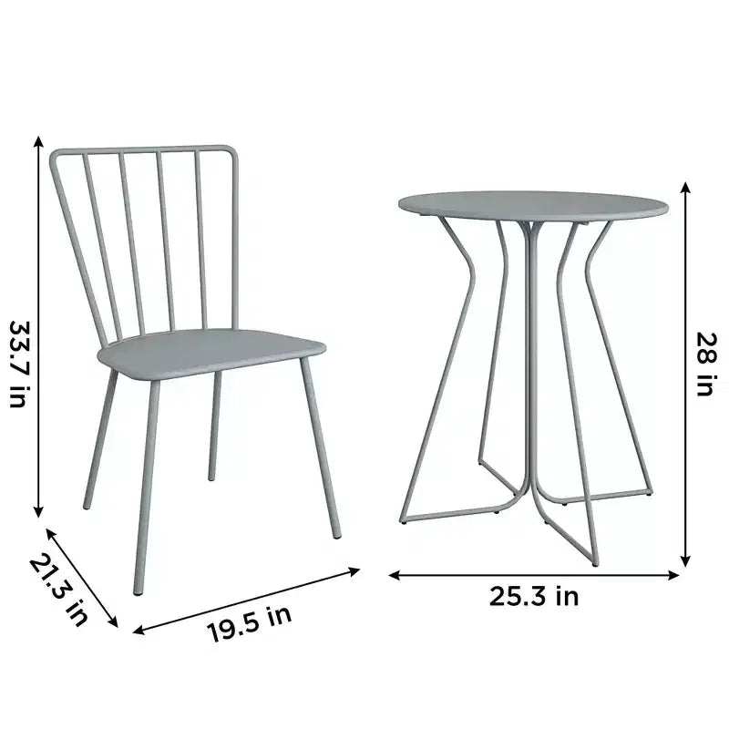 Ensemble de Bistro Novogratz Heidi pour l'Extérieur/l'Intérieur