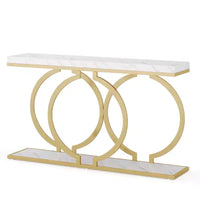 Lantine table console moderne en bois 55