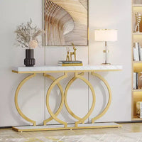 Lantine table console moderne en bois 55