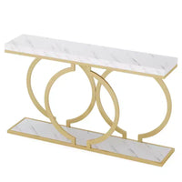 Lantine table console moderne en bois 55