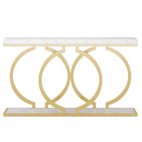 Lantine table console moderne en bois 55