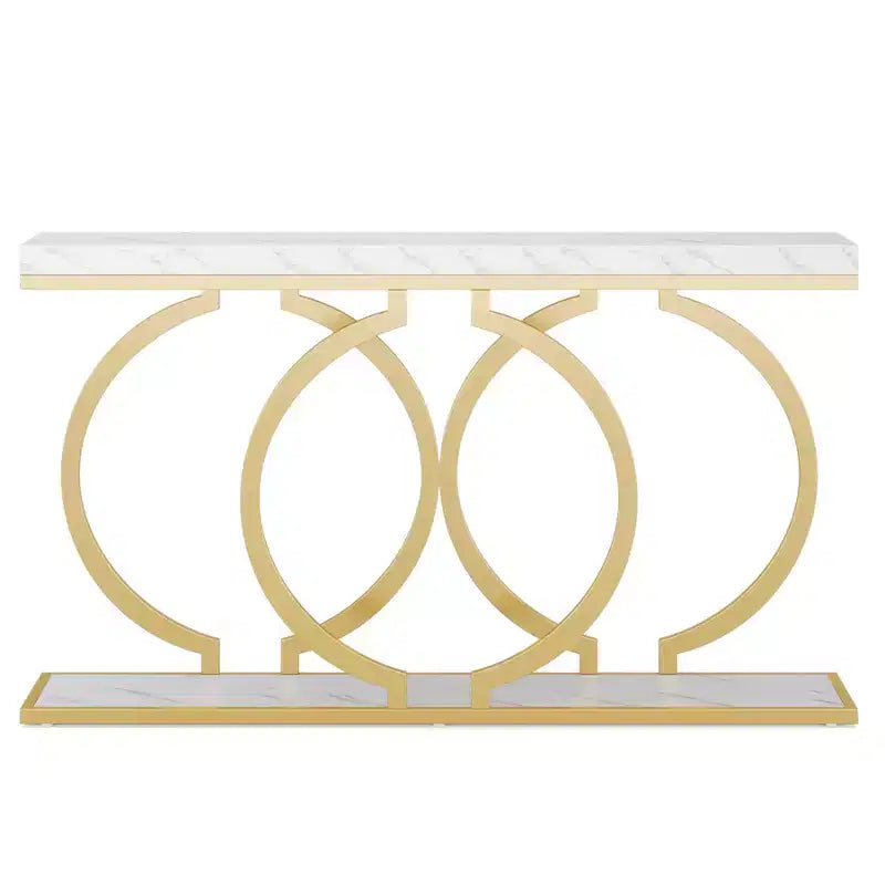 Lantine table console moderne en bois 55